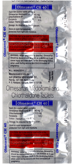 Olmezest Ch 40 Tablet 10 Olmezest Ch 40 Tablet 10