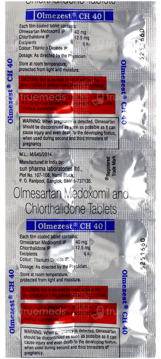 Olmezest Ch 40 Tablet 10