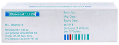 Olmezest H 20 Tablet 10 Olmezest H 20 Tablet 10