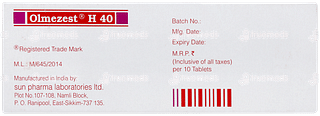 Olmezest H 40 Tablet 10