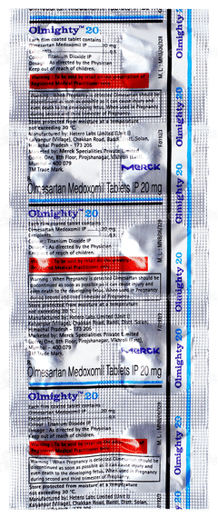 Olmighty 20 Tablet 10 Olmighty 20 Tablet 10