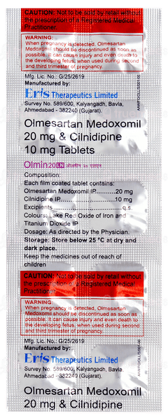 Olmin 20 Ln Tablet 10