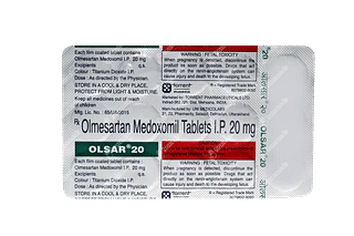 Olsar 20 MG Tablet 15