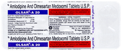 Olsar A 20 Tablet 10 Olsar A 20 Tablet 10