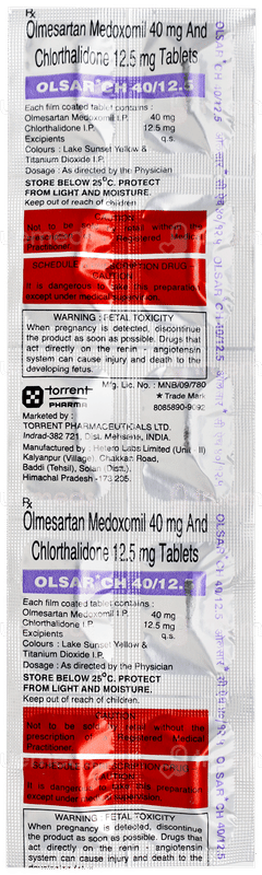 Olsar Ch 40/12.5 Tablet 10