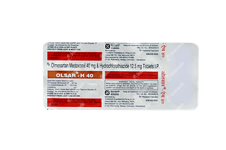 Olsar H 40/12.5 MG Tablet 10