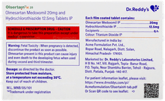 Olsertain H 20 Tablet 15 Olsertain H 20 Tablet 15