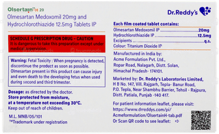 Olsertain H 20 Tablet 15