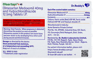 Olsertain H 40 Tablet 15