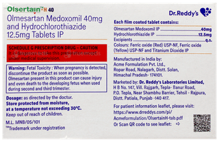 Olsertain H 40 Tablet 15
