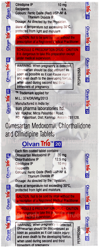 Olvan Trio 20 Tablet 10