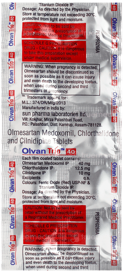 Olvan Trio 40 Tablet 10 Olvan Trio 40 Tablet 10
