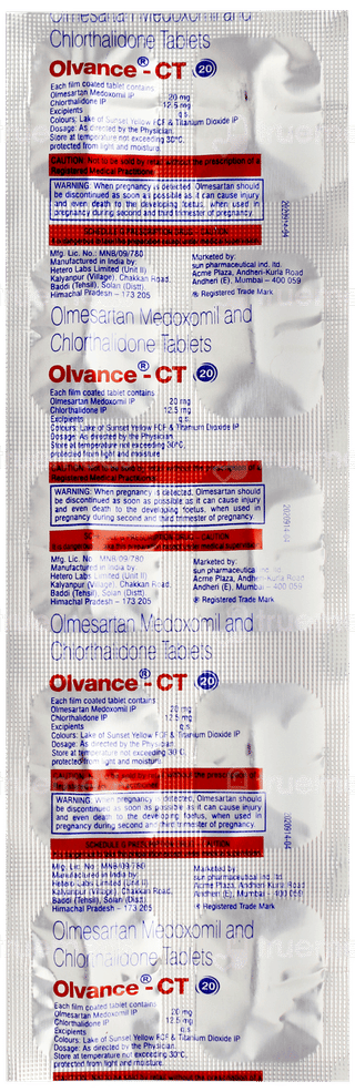 Olvance Ct 20 Tablet 10