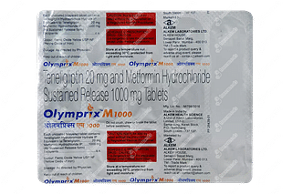 Olymprix M 20/1000 MG Tablet Sr 15