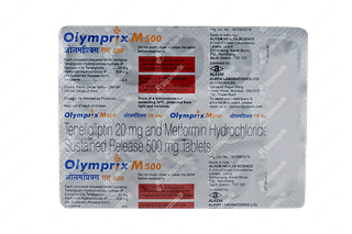 Olymprix M 20/500 MG Tablet Sr 15