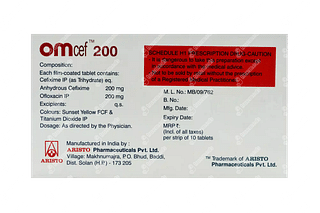 Omcef 200/200 MG Tablet 10