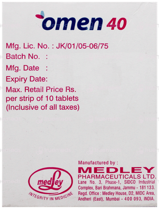 Omen 40 Tablet 10