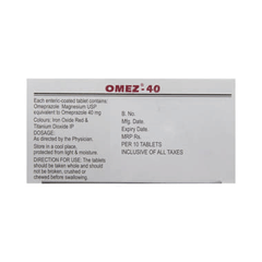 Omez 40 Tablet 10