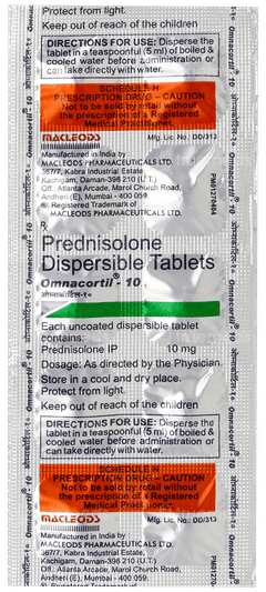 Omnacortil 10 Tablet 10