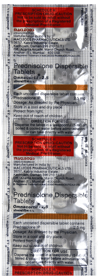 Omnacortil 2.5 Tablet 10
