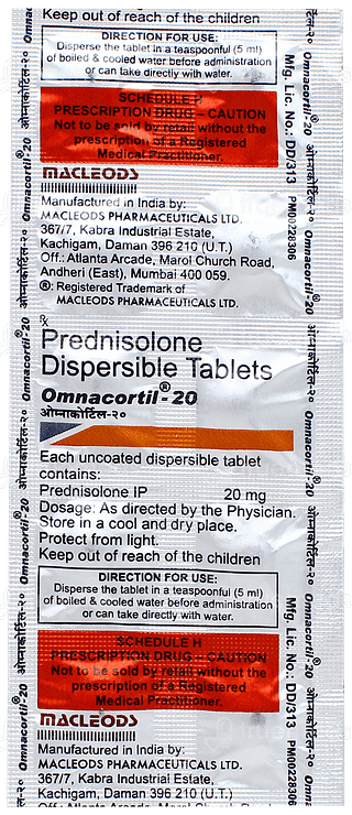 Omnacortil 20 Tablet 10