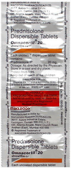 Omnacortil 20 Tablet 10