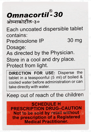 Omnacortil 30 Tablet 10