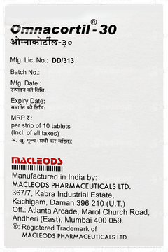 Omnacortil 30 Tablet 10