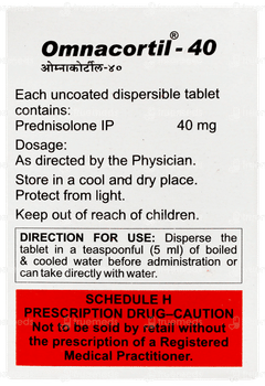 Omnacortil 40 Tablet 10 Omnacortil 40 Tablet 10