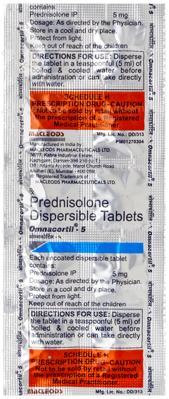 Omnacortil 5 Tablet 10 Omnacortil 5 Tablet 10
