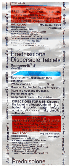 Omnacortil 5 Tablet 10