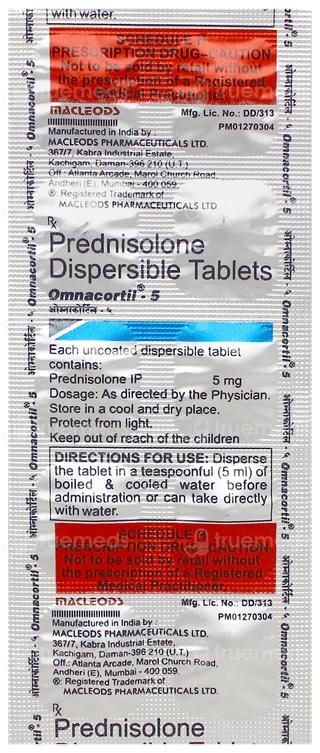 Omnacortil 5 Tablet 10