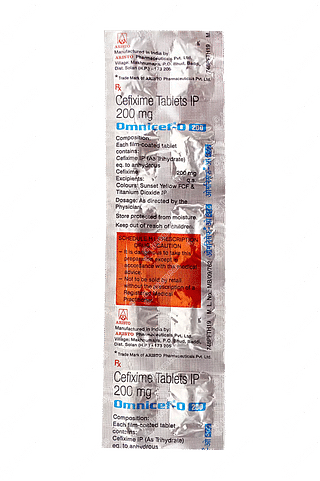 Omnicef O 200 MG Tablet 10