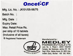 Oncet Cf Tablet 10 Oncet Cf Tablet 10