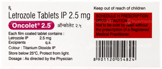 Oncolet 2.5 Tablet 10