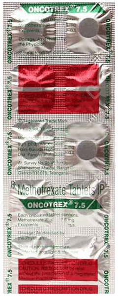 Oncotrex 7.5 Tablet 10 Oncotrex 7.5 Tablet 10