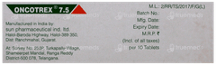 Oncotrex 7.5 Tablet 10 Oncotrex 7.5 Tablet 10