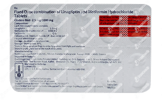 Ondero Met 2.5/1000 MG Tablet 10