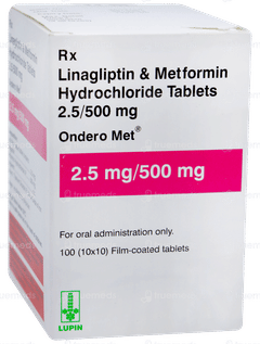 Ondero Met 2.5mg/500mg Tablet 10