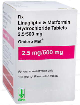 Ondero Met 2.5mg/500mg Tablet 10