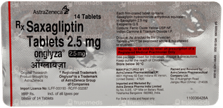 Onglyza 2.5Mg Tablet 14