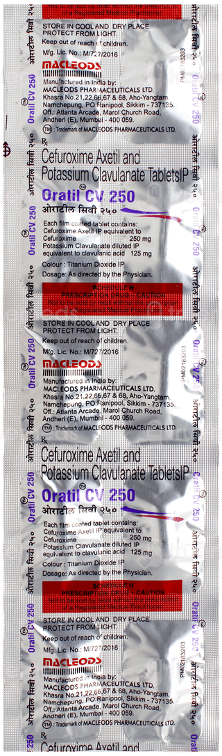 Oratil Cv 250 Tablet 10