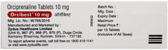 Orcibest 10Mg Tablet 15