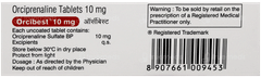 Orcibest 10Mg Tablet 15