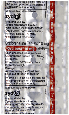 Orcibest 10Mg Tablet 15