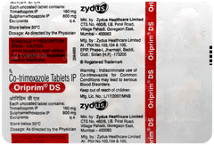 Oriprim Ds Tablet 10 Oriprim Ds Tablet 10