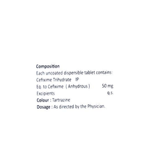 Oritaxim O 50 Mg Tablet 10