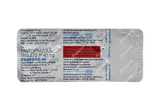 Oropraz 40 MG Tablet 10