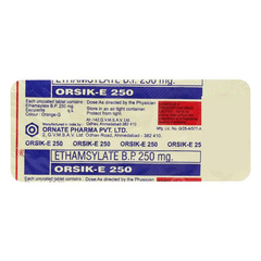 Orsik E 250 Mg Tablet 10 Orsik E 250 Mg Tablet 10