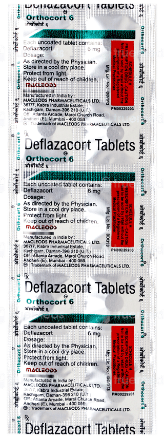 Orthocort 6 Tablet 10